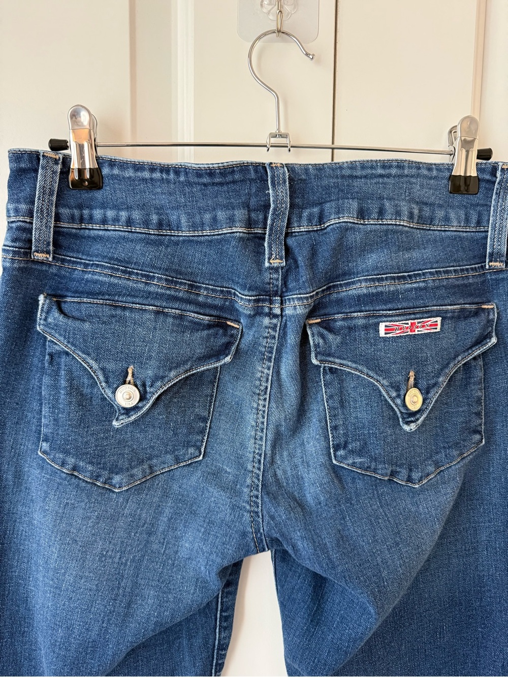 Hudson Collin Mid Rise Straight Crop Jeans Size 29"